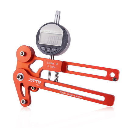 ZTTO Bicycle Tension Meter Electronic Precision Spokes Tension Checker Bike Spokes Tensioner  Electronic meter  red