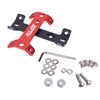 Bicycle Double Head Bottle Cage Extender Mountain Road Bike Frame Water Cup Kettle Holder Expansion red