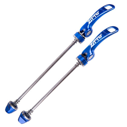 ZTTO Mountain Bike Free Hub Quick Release Lever Bicycle Aluminium Handle Steel Core Rod Riding Accessories Tools  blue