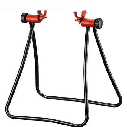 Triangular Vertical Parking Full Suspension Frame Mountain Road Bicycle Vertical Folding Maintenance Bike Frame  red
