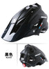 Bikeboy Bicycle Mountain Bike Helmet Riding Integrally Molded Bicycle Highway Men And Women Safe Accessories Equipment Black red yellow_Free size