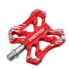 MZYRH Bicycle Aluminium Alloy Pedals Mountain Bike Bearing Super Light Pedals Cycling Parts red_Special size