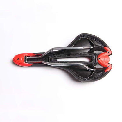 Mountain Bike Saddle Bike Seat Fixed Gear Road Bike Cushion Bike Seat Black red_285*135mm
