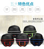 Mountain Bike Shelf Package Hard Cover Tool Bag with Rain Cover and Light Bike Bag Black - with blue light_Lighted