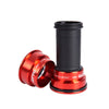 Bicycle Axle ZTTO BB92 MTB Road Mountain Bike Bicycle Press Fit Bottom Brackets For Parts Prowheel 24mm Crankset Chainset red
