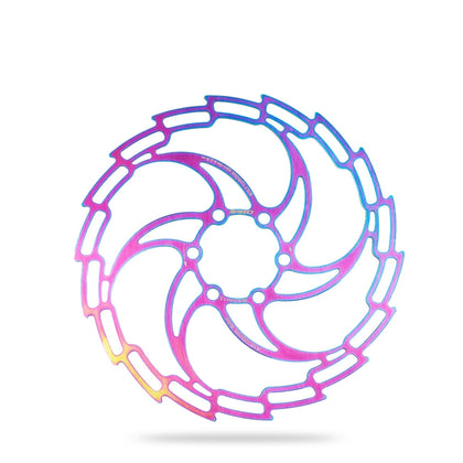 CNC Mountain Bike Cycling Brake Disc Floating Rotor 160/180/203mm Rotors MTb Bicycle Accessories Tools 160MM colorful hollow