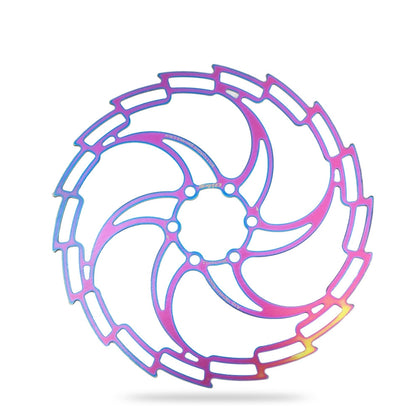 CNC Mountain Bike Cycling Brake Disc Floating Rotor 160/180/203mm Rotors MTb Bicycle Accessories Tools 180MM colorful hollow