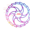 CNC Mountain Bike Cycling Brake Disc Floating Rotor 160/180/203mm Rotors MTb Bicycle Accessories Tools 180MM colorful hollow