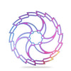 CNC Mountain Bike Cycling Brake Disc Floating Rotor 160/180/203mm Rotors MTb Bicycle Accessories Tools 180MM colorful hollow
