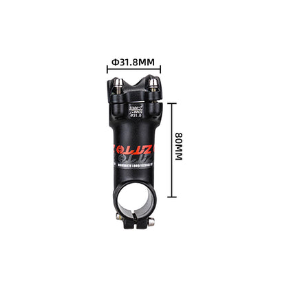 Bicycle Stem 7 Mountain Road Bike Stem Ultralight Stem 31.8mm Handlebar Stem 60- 120mm Bike Stem 80MM