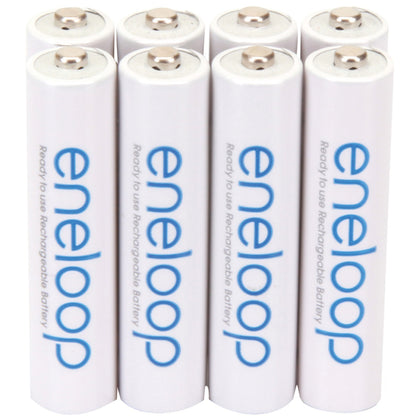 Panasonic BK-4MCCA8BA eneloop Rechargeable Batteries (AAA; 8 pk)