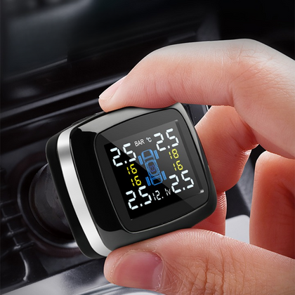 Pressure Monitoring Shows Wireless Tire Pressure