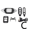 style: C - USB Rechargeable Bicycle Turn Signal Wireless Remote Control Mountain Bike Taillight