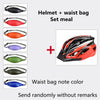 Color: Red and black package, Size: One Size - Bicycle Helmet Male Mountain Bike Road Wheel Sliding Balance Bike Breathable Riding Equipment