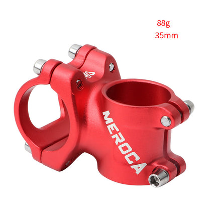 Mountain Bike Short Stem Aluminum Alloy Super Light Faucet Riser