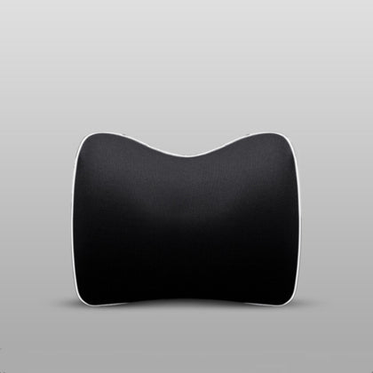 Color: Black, Style: Headrest - Memory foam car headrest lumbar support