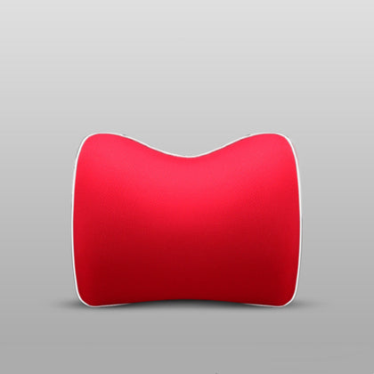 Color: Red, Style: Headrest - Memory foam car headrest lumbar support