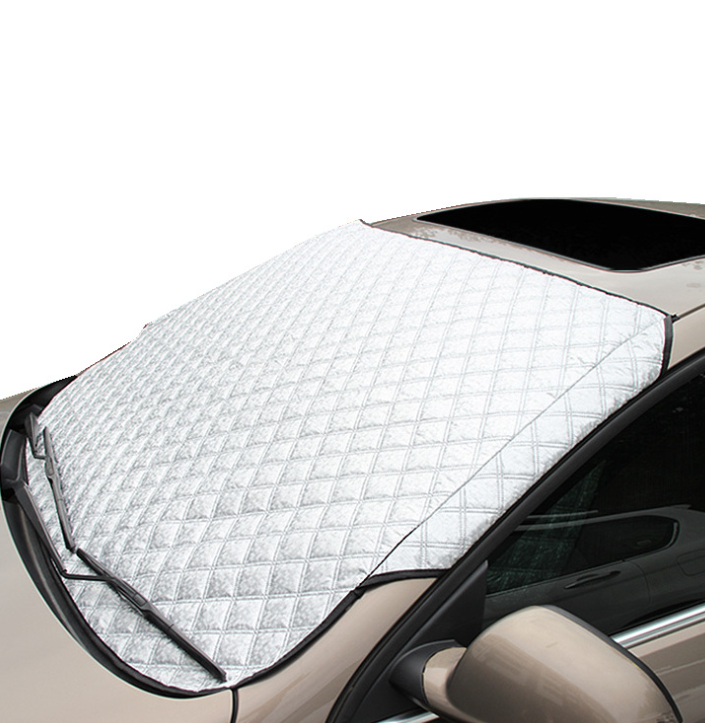 Size: 143X93 - Car snow block front windshield antifreeze cover winter front gear snowboard windshield snow cover frost guard