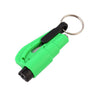 Color: green - 3 in 1 Emergency Mini Hammer Safety Auto Car Window Glass Switch Seat Belt Cutter Car Safety Hammer Rescue Escape Tool