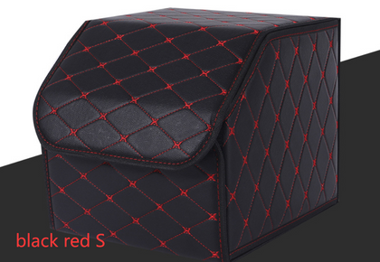 Color: Black red, Size: S - Car Organizer Car storage box