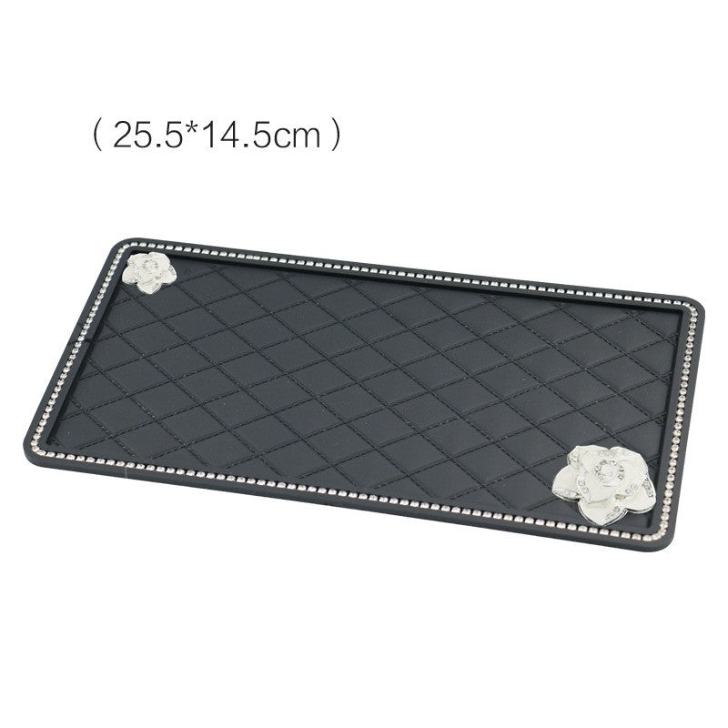 Car anti-slip mat Car storage mat - Color: Black, Style: 7style, Size: L