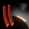 Color: Red Fender flares, Quantity: 2pcs - Anti-collision strips