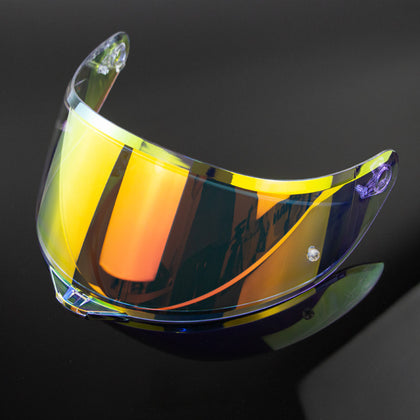 Color: C2, Size: One size - Motorcycle Helmet Lens With Anti-Fog Film Buckle