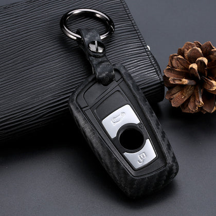 Style: Single bag round buckle - Carbon fiber silicone bag