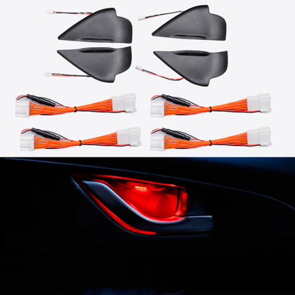 Color: Red, Model: 17 19 - Door bowl interior atmosphere lamp