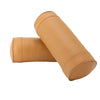 Leather cylindrical car seat pillow