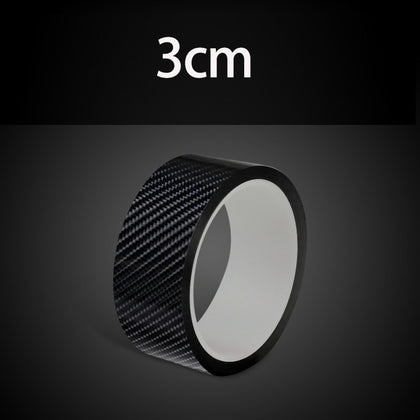 Color: Black, Size: 3CMx5M - Automobile self-adhesive anti-collision decorative strip