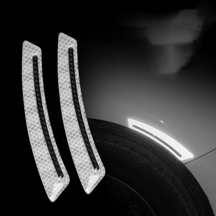 Color: Sliver Fender flares, Quantity: 2pcs - Anti-collision strips