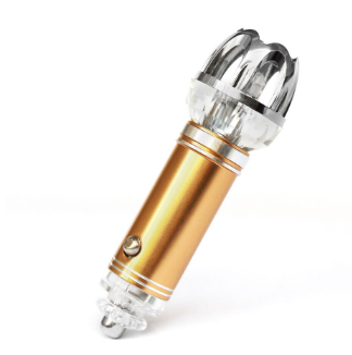 Negative ion air purifier for vehicles, removes formaldehyde, smoke, odor - Gold