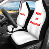 Custom Pattern Car Seat Cover for Front Seat Fit Most Car Full Year