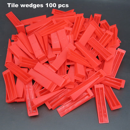 Style: Wedges 100pcs - Tile tile auxiliary tools Shop find flat wall tile decoration locator Cage cross equalizer
