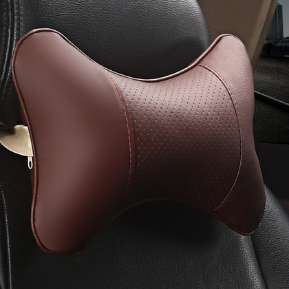 Color: Brown - Car breathable headrest