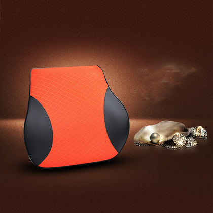 Color: Orange 2 - Headrest in car seat cushion