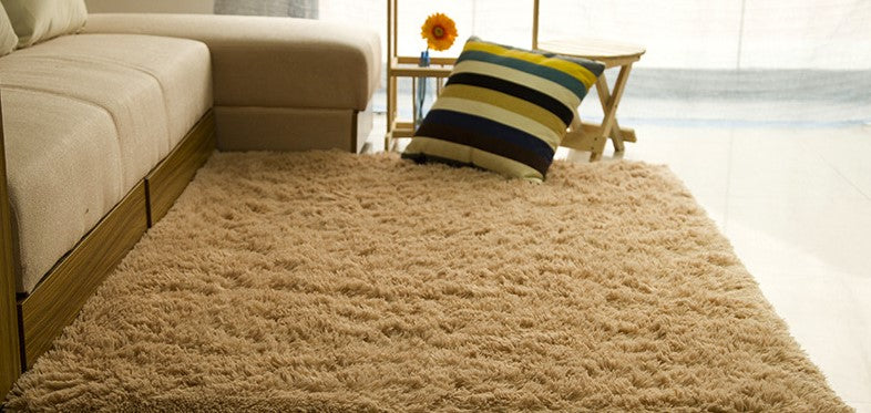 Color: Camel, Size: 60x120cm - Living room coffee table bedroom bedside non-slip plush carpet