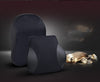 Color: 1set Black - Headrest in car seat cushion