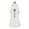 Color: White - New plastic car charger