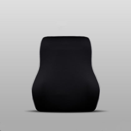 Color: Black, Style: Waist - Memory foam car headrest lumbar support