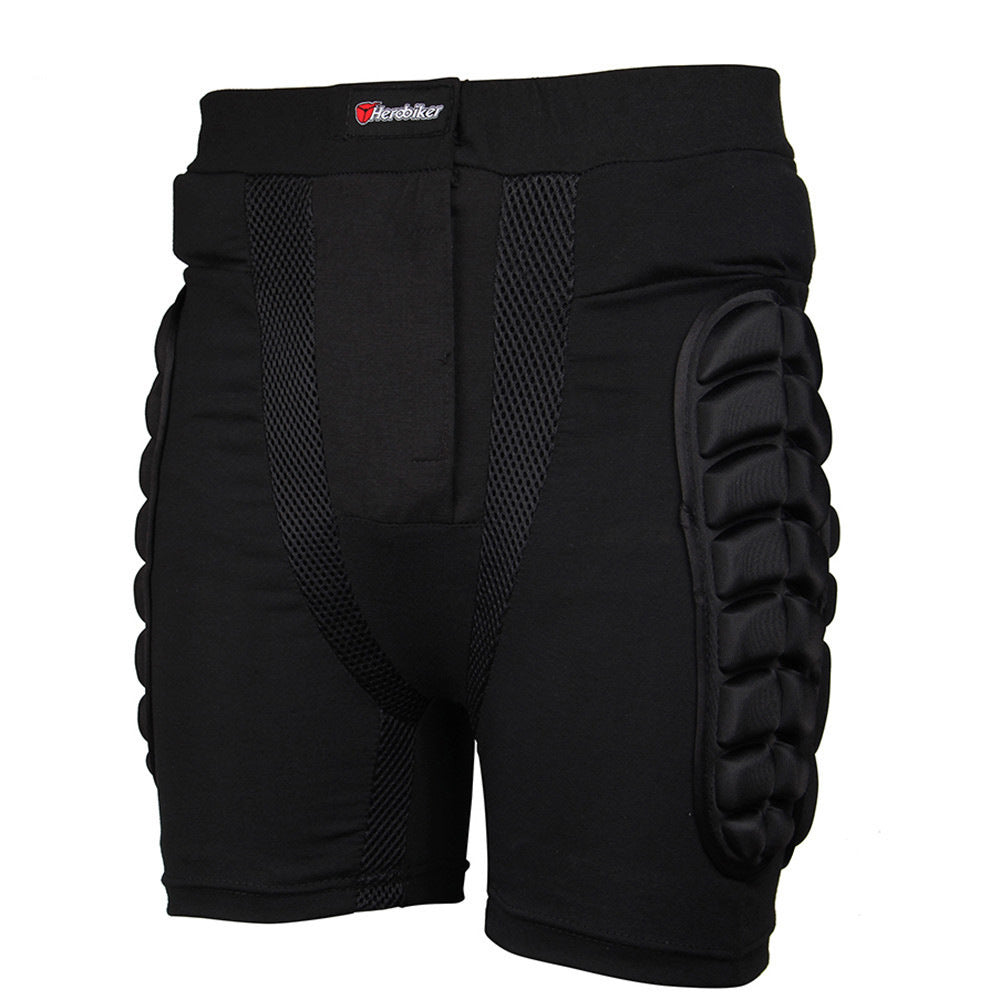 Color: Black A, Size: XL - Ski racing shatter-resistant diaper pants
