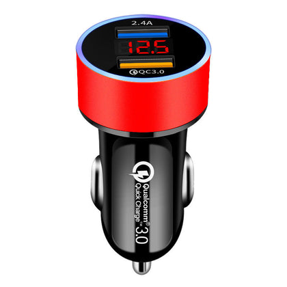 Color: Red, Style: Without Bluetooth - Car mp3 bluetooth player