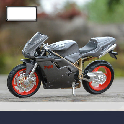 Simulation alloy motorcycle model