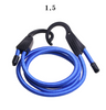 Color: Blue, Size: 1.5m - Car luggage rope luggage rope fixed rope outdoor travel car clothesline indoor clothesline LW-1610