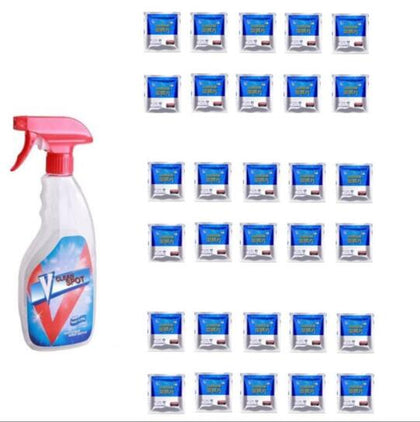 Quantity: 30pcs+bottle - Multi-functional effervescent spray cleaner new hot deal with bottle