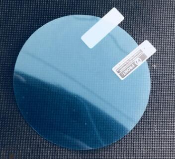 Anti-Moist Waterproof Side Mirror Sticker - Style: Round, Color: Blue, Size: 98mm