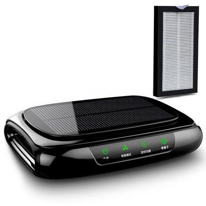 Color: Black, Style: Noble Filter - Solar car air purifier