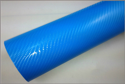 Color: Blue, Size: 50cmx152cm - Car color change film 4D carbon fiber paper