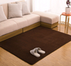 Memory cotton coral velvet carpet Living room bedroom door mats Bathroom kitchen non-slip absorbent carpets - Color: Brown, Size: 80x160cm